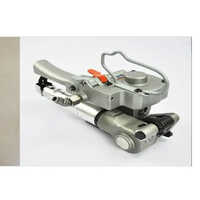 Pneumatic Strapping Machine - Iron, Semi-automatic, Gray Color | 1 Year Warranty, Human Machine Interface, 3.5 Kg Weight