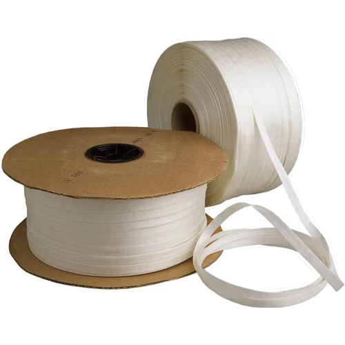 MOSCA MAKE PP STRAPPING ROLLS WHITE 5 MM
