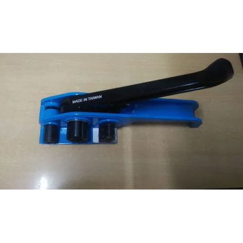 Blue & Black Manual Tool For Cord Strapping