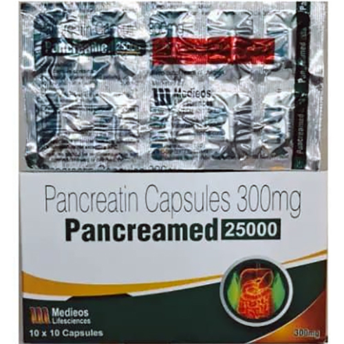 Pancreamed 25000 Capsules General Medicines