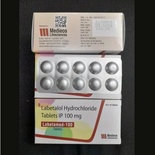 Labetalol Hydrochloride Tablet I.P., 100 Mg