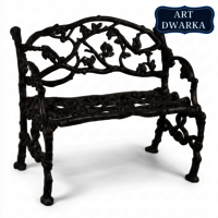 Durable Designer Black Cast Iron Sofa