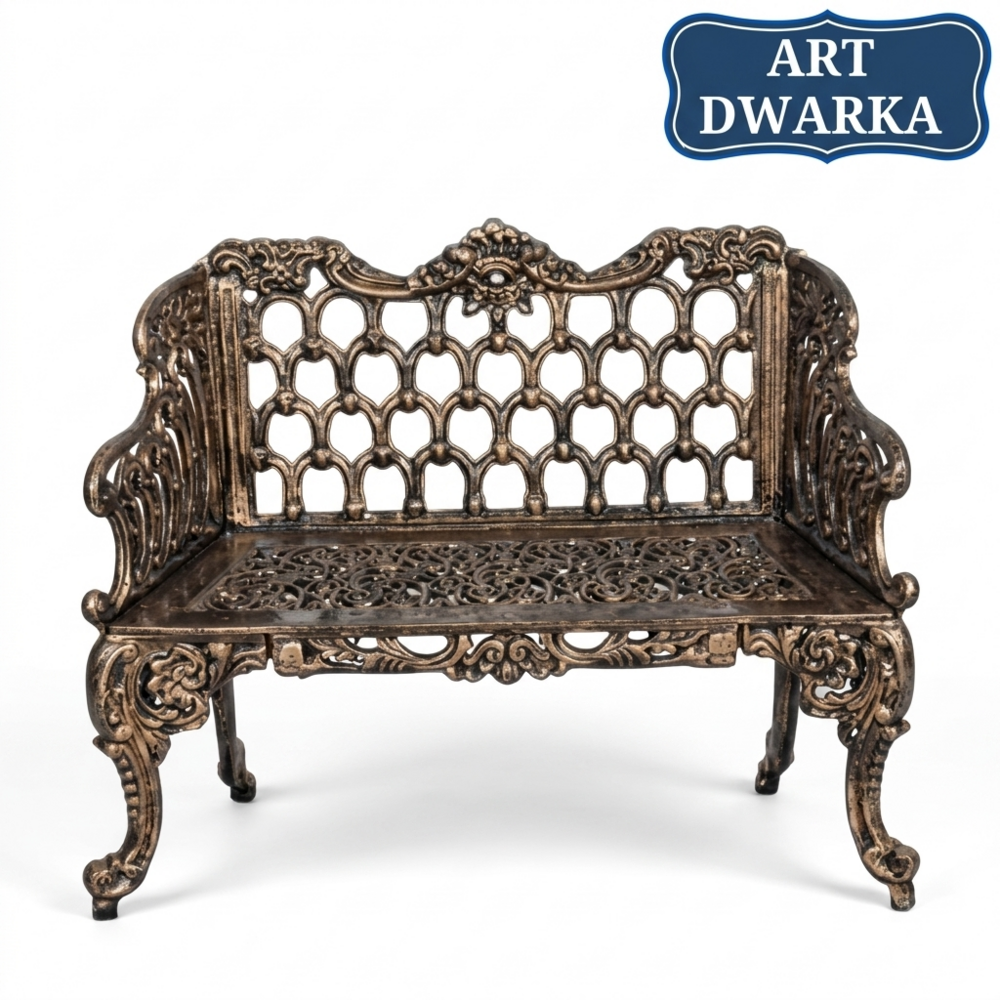 Royal Garden Cast Iron Sofa - Regional Style: Indian Style