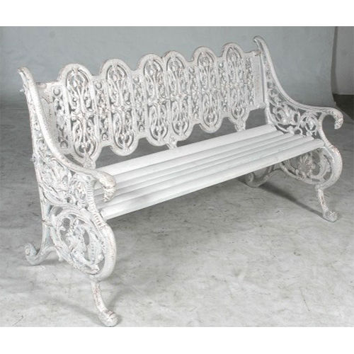 White Royal cast iron sofa
