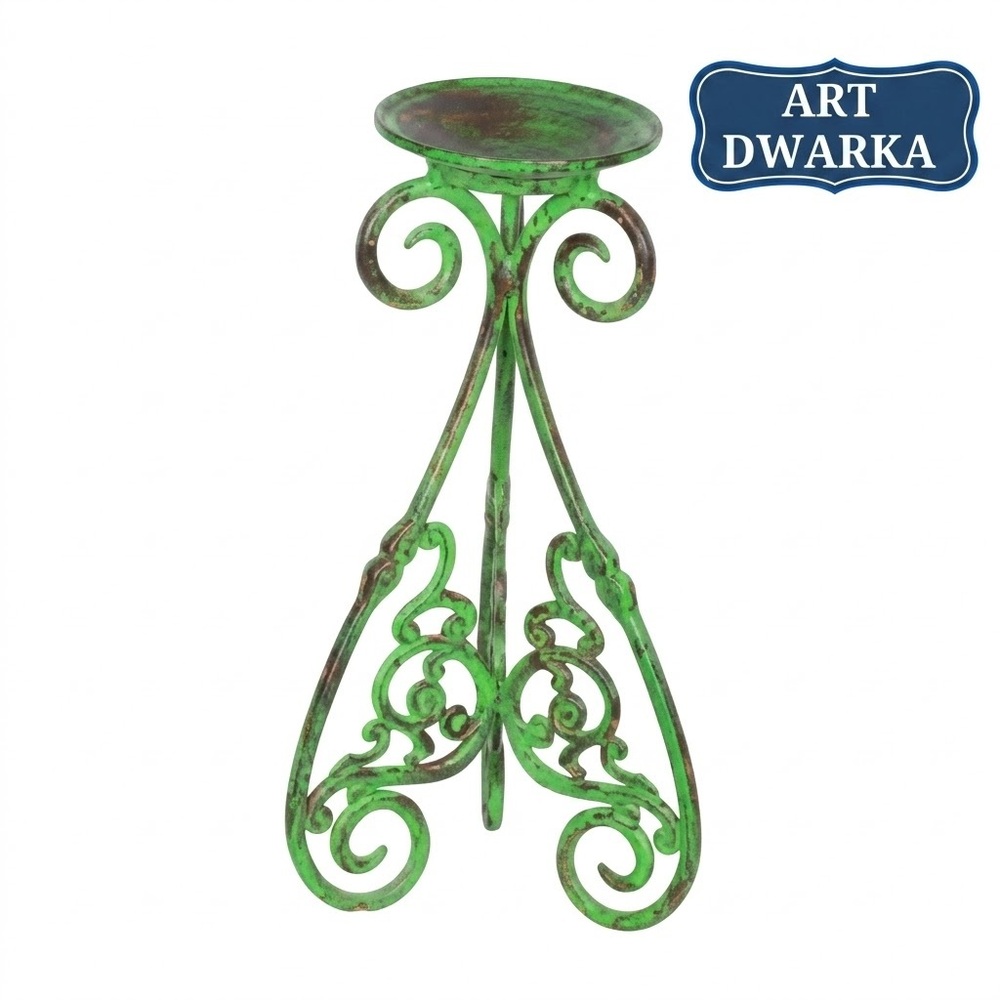 Beautiful Green Cast Iron Planter Stand Garden - Feature: Eco-Friendly
