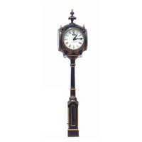 Cast iron clock post
