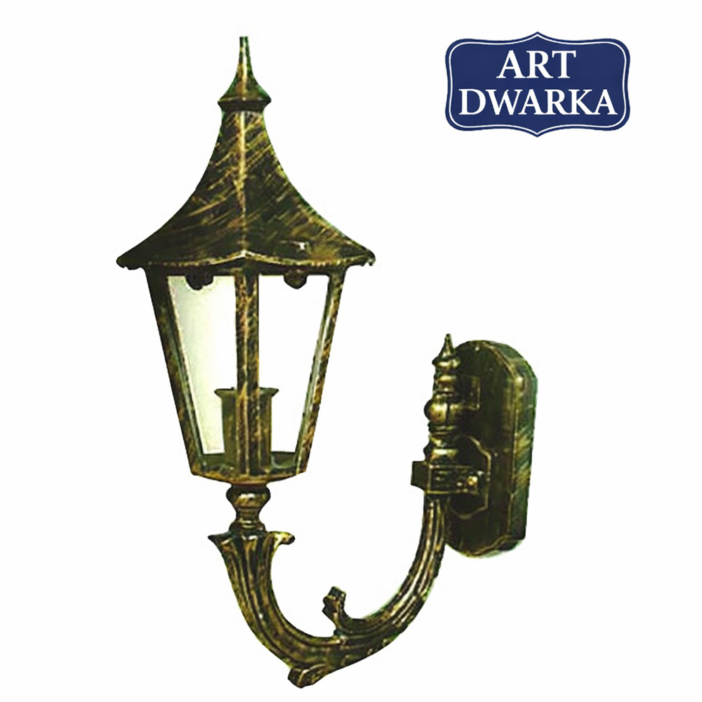 Cast Aluminium Wall Lantern - Brand Name: Dwarka Art India
