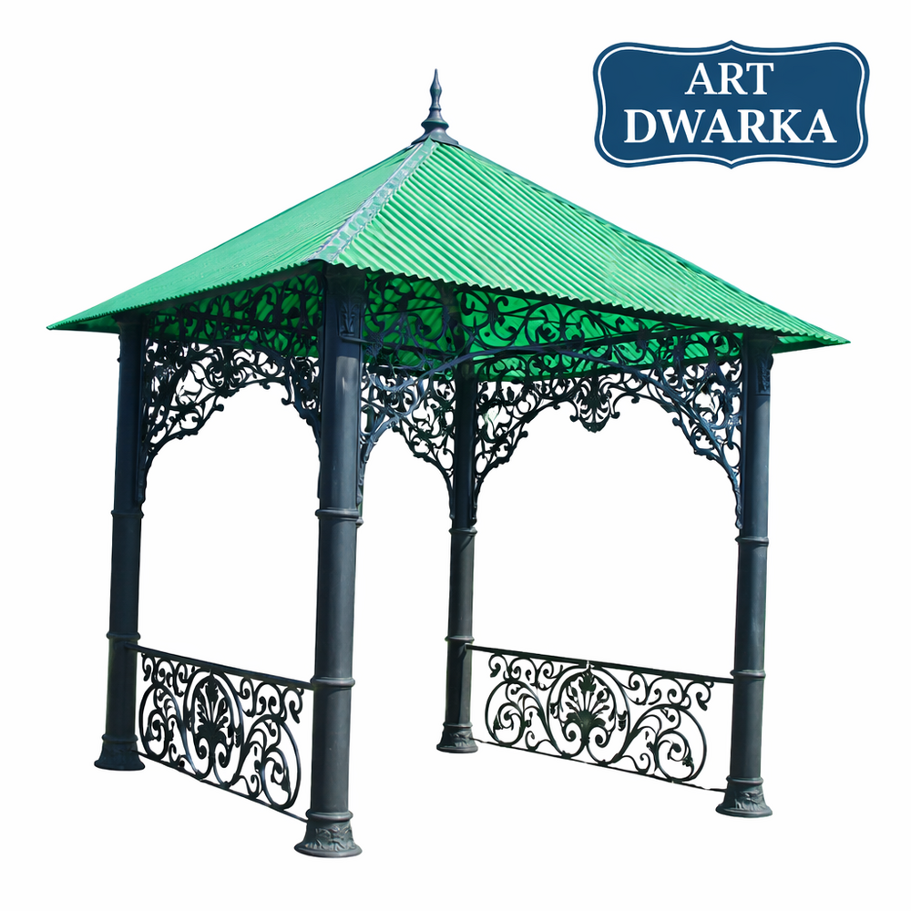 Durable Cast Iron Garden Gazebo