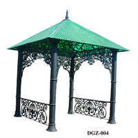 Cast iron garden gazebo