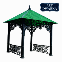 Cast iron garden gazebo