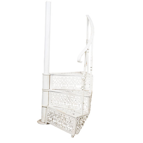 White Spiral staircase