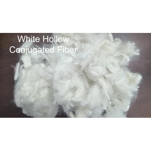 White Hollow Conjugated Fibre