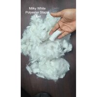 Milky White Polyester Staple Fibre