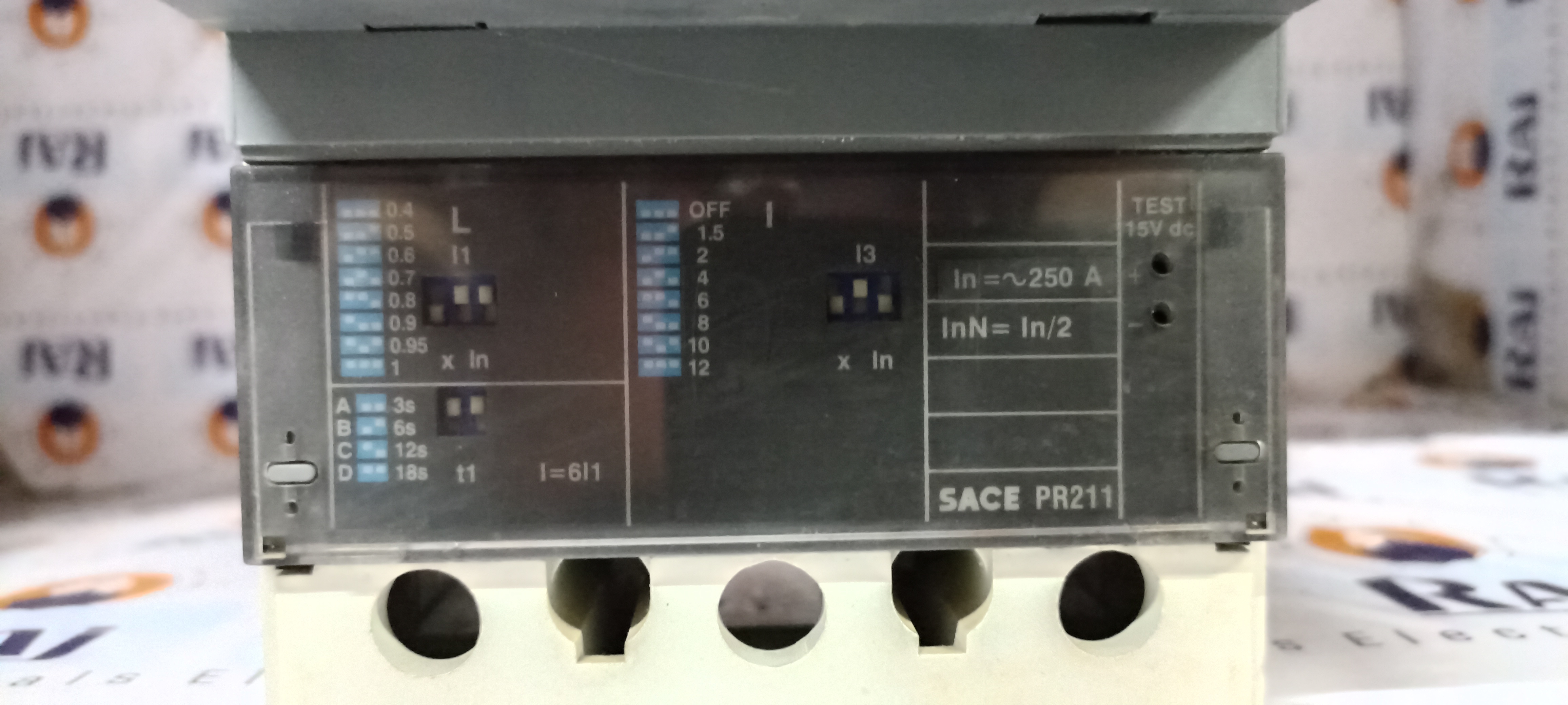 ABB (SACE S4) 250A 3P MCCB