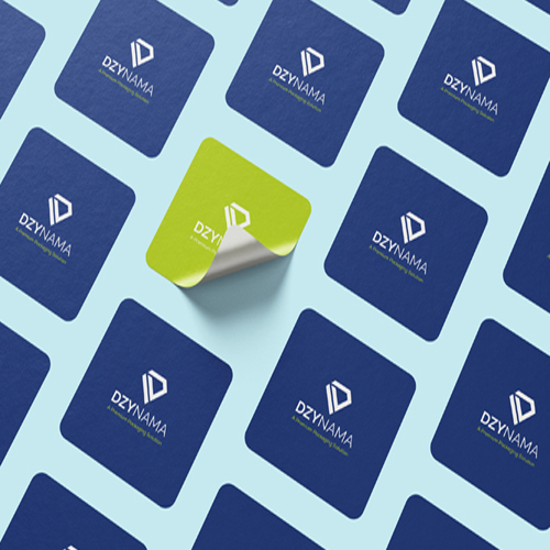 Free Square Stickers Designing Services in Loni, Ghaziabad - Dzynama