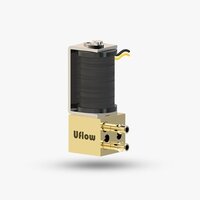 2-Way Normally Closed Brass Valve - 1/8 BARB Port, 6 LPM Flow Rate | Quick Release Initial Flow Adjustment, Operating Range 32Â°F to 132Â°F