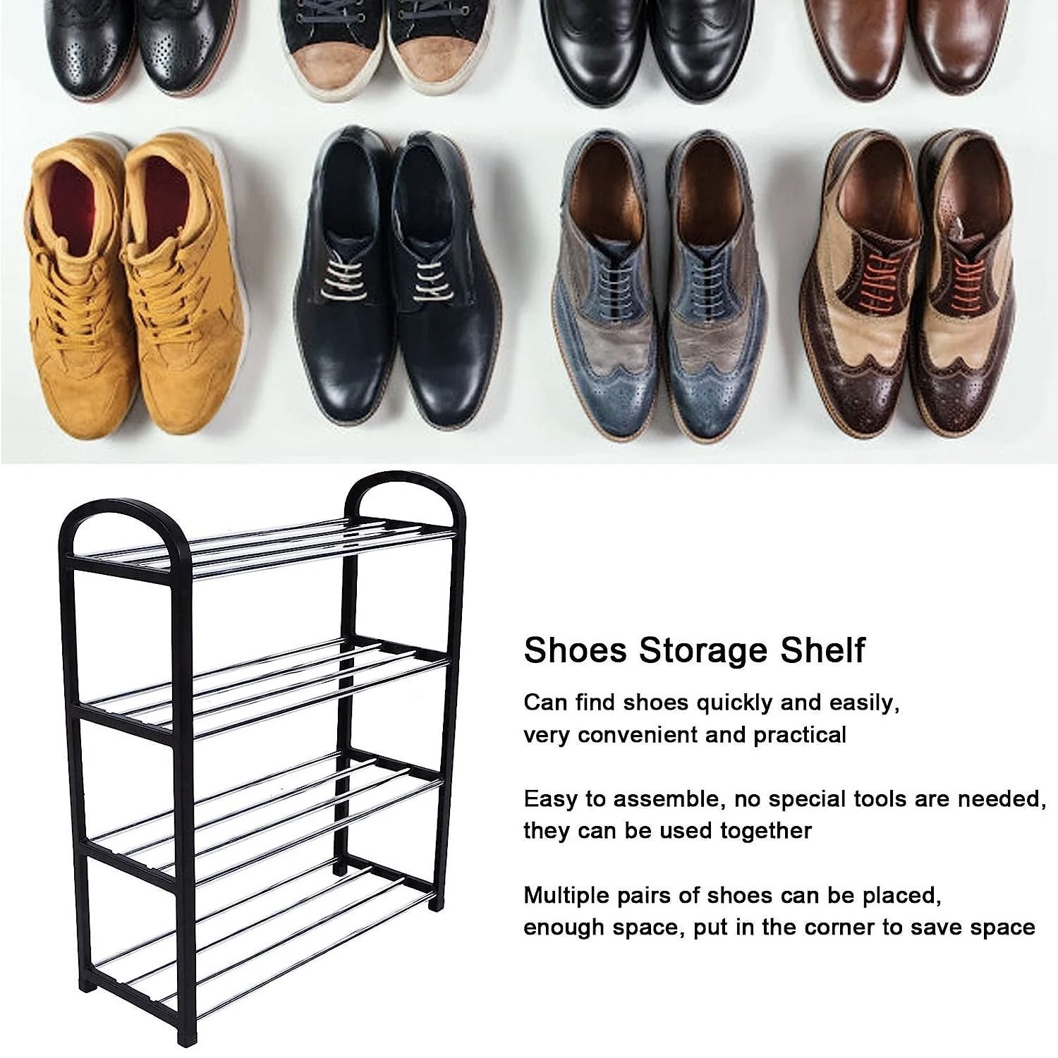 SHOE RACK 4 SHELVES