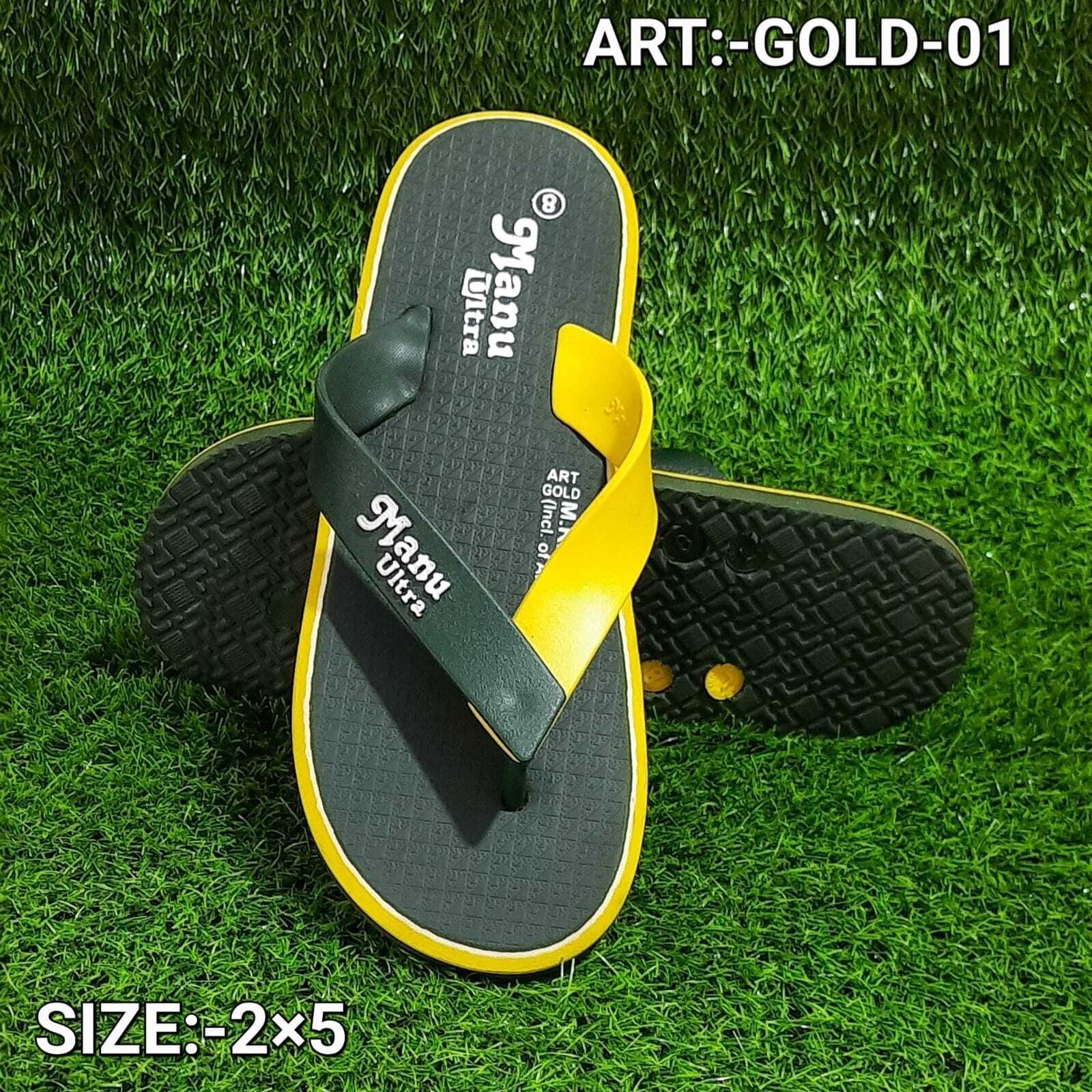 gold hawai slipper