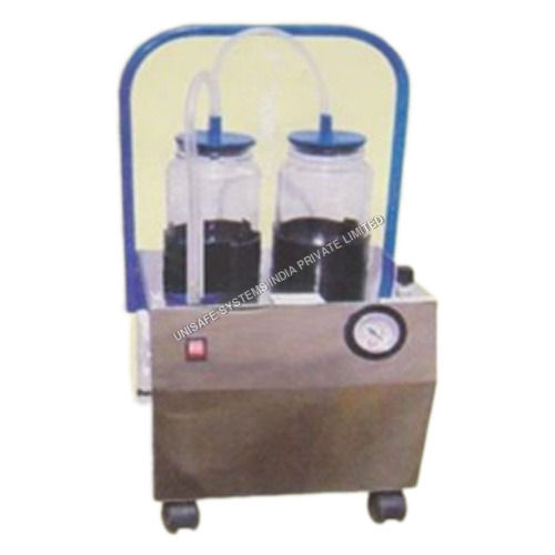 S S Double Bottle Electric Suction Trolley Application: Medical Purpose