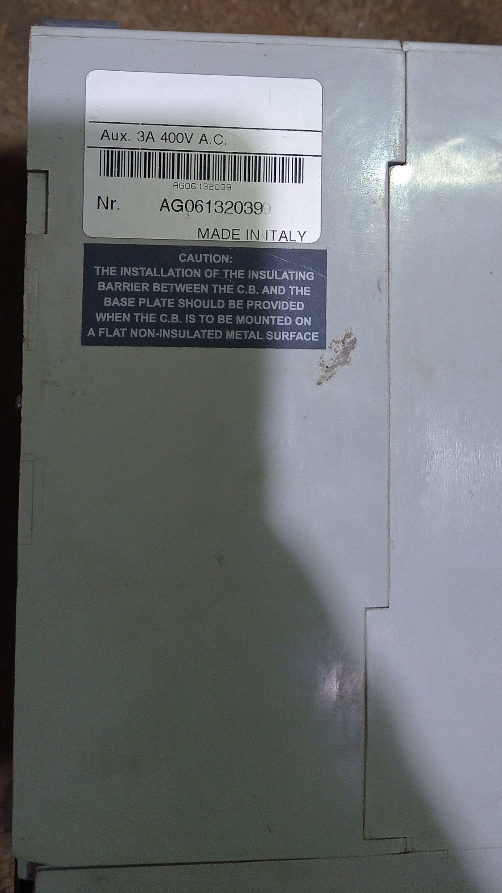 ABB (SACE S4N) 250A 3P MCCB