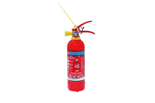 ABC Fire Extinguisher - 2 Kg Mild Steel, Red Color | One Year Warranty, Ideal for Industrial, Commercial, Home, and Car Fire Safety