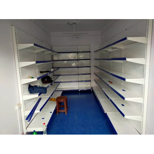 Wall Side Supermarket Grocery Racks - Capacity: 40 Kg/Day