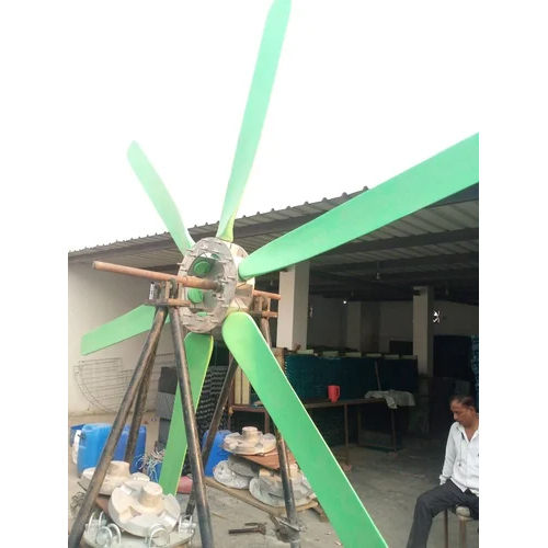 Green Aluminium 6 Blade Cooling Tower Fan