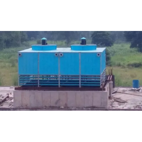 Blue Frp Cooling Tower For Industrial Rectangular