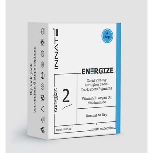 Energize Coral Vitality Lumi Glow Facial Kit (Pack Of 5) No Side Effect