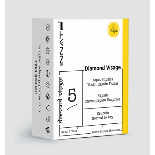 Diamond Visage Aqua Physics Youth Regain Facial Kit (Pack Of 5) Keep Dry & Cool Place
