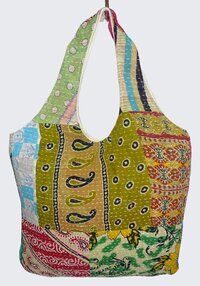 Vintage Patch Kantha Bag