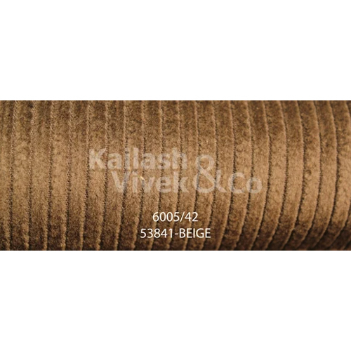 Structured Corduroy Beige Suiting Fabric