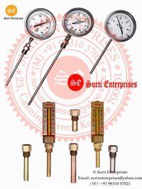 Dial Type Thermometer 100 mm  0-50 Deg C