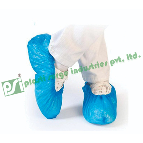 Disposable Shoe Cover - Medical Grade Disposable Material, Blue Color | Non-Slip Design for Hospital and Lab Use
