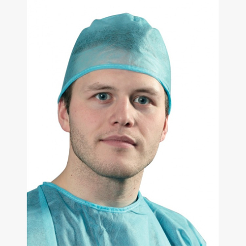 Surgeons Cap - Medical Blue | Disposable, Medical Grade, Lightweight, Comfortable Fit, Ideal for Surgical Settings