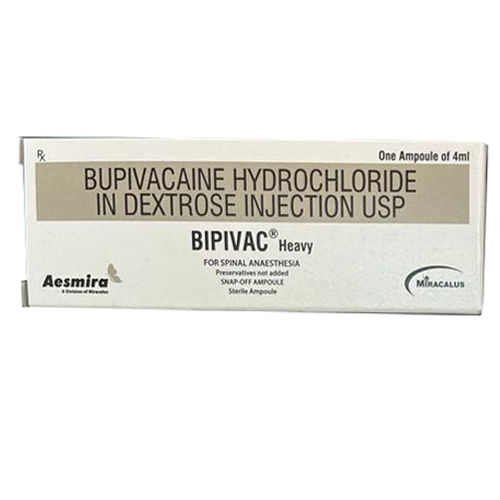 4 Ml Bupivacaine Hydrochloride In Dextrose Injection Usp