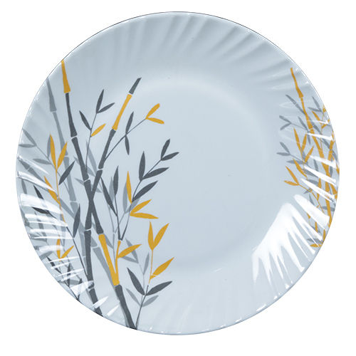 White 10 Inch Crazy Plate