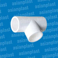 Upvc Plain Tee - Upvc Material, Sizes 1/2 To 3 Inches, White Color | Tree-type Design, Corrosion Resistant, High Pressure Endurance