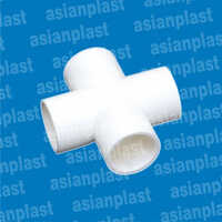 Upvc Cross Tee - 1/2" To 1" Size, White Color With 2-5mm Thickness | Female Connection, Customizable Working Pressure