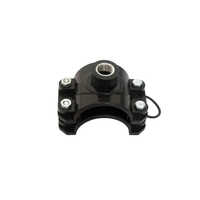 Pp Black Heavy Saddle - Pp Material, 63 To 110 Millimeter Length, 5 Millimeter Thickness | Durable, Corrosion-resistant, Universal Pipe Compatibility