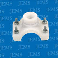 40 Mm Service Saddle - White, 3-5 Mm Thickness | Durable Design For Reliable Performance In Fluid Distribution Systems
