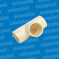 1 Inch Cpvc Plain Tee - Upvc Material, 1/2 Inch Size | Customizable Working Pressure For Versatile Applications