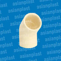Cpvc 45 Degree Pipe Elbow - Upvc Material, Sizes 1/2" To 1", White Color | Durable, Corrosion-resistant, High-pressure Performance