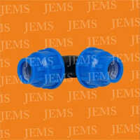 Pp Compression Fittings Coupler Elbow - Ppcp, 1/2 Inch Length, Black And Blue Options | Leak-proof, Easy Installation, Heat & Chemical Resistant