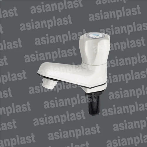 White Pvc Pillar Cock