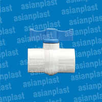 Upvc Ball Valve - Upvc And Other Materials, Sizes From 1/2" To 3", Vibrant Blue Color