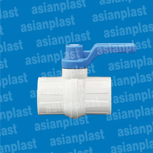 White Upvc Ball Valve Long Handle