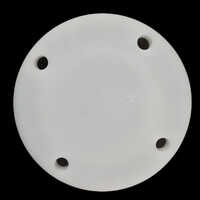 4 Inch 110 Mm Jems Pvc Close Flange - Ppcp Plastic, Normal Size, White Color | Durable And Reliable Flange Solution For Various Applications