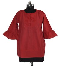 Cotton Quilted Screen Print Short Jacket