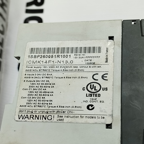 ABB ICMK14F1-N13.0 (1SBP260051R1001) PLC MODULE